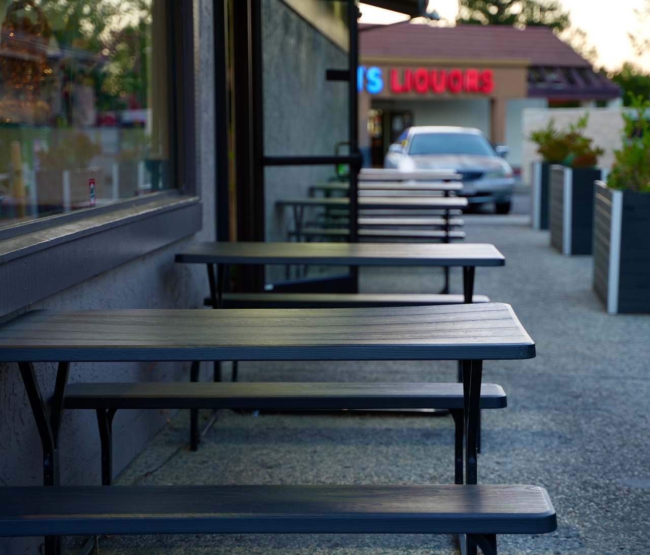 iPho restaurant exterior showing convenient location and welcoming storefront
